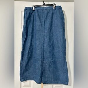 Skirt Jean denim Covington woman size 16 modest